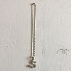 “S” Pendant Necklace